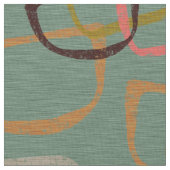 Fifsstijl Aqua | atoomvormen Stof (Close Up)