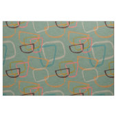 Fifsstijl Aqua | atoomvormen Stof (Fat Quarter)