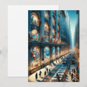 Fifth Avenue Holiday Kaart. Christmas. Feestdagenkaart (Voorkant / Achterkant)