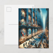 Fifth Avenue Holiday Kaart. Christmas. Feestdagenkaart (Voorkant / Achterkant)