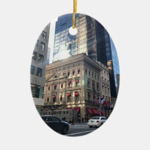Fifth Avenue New York City NYC Department Store Keramisch Ornament