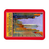 Fifth Avenue, New York vintage poster, Magneet (Horizontaal)
