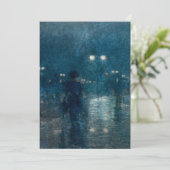 Fifth Avenue Nocturne | Childe Hassam (Staand voorkant)