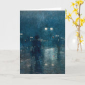 Fifth Avenue Nocturne | Childe Hassam Kaart (Gele Bloem)
