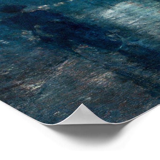 Fifth Avenue Nocturne | Childe Hassam Poster (Hoek)