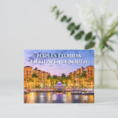 Fifth Avenue South Naples Florida Briefkaart (Staand voorkant)
