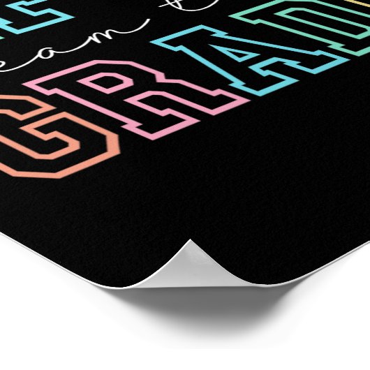 Fifth Grade Dream Team 5th Grade First Day Of Scho Poster (Hoek)