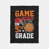 Fifth Grade Game On Sketll Ck To School 5th Grade Fleece Deken (Voorkant)