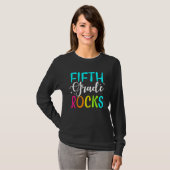 Fifth Grade Rocks Shirt Team 5th Grade Teacher (Voorkant volledig)