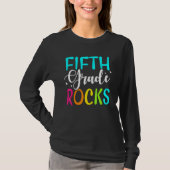 Fifth Grade Rocks Shirt Team 5th Grade Teacher (Voorkant)