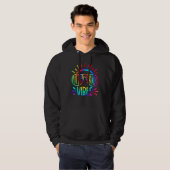 Fifth Grade Vibes First Day Back To School Tie Dye Hoodie (Voorkant volledig)