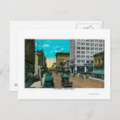 Fifth Street Kijkend North, San Diego Briefkaart (Voorkant / Achterkant)