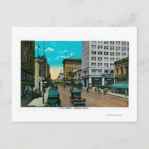 Fifth Street Kijkend North, San Diego Briefkaart