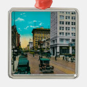 Fifth Street Kijkend North, San Diego Metalen Ornament (Voorkant)