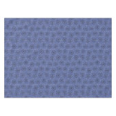 Fifties Blauw met zwarte Starbursts | atoomretrosp Tafelkleed (Voorkant (Horizontaal))