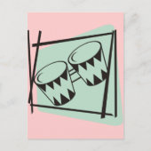 Fifties Bongos Briefkaart (Voorkant)