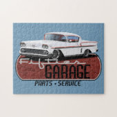 Fifties Garage Legpuzzel (Horizontaal)