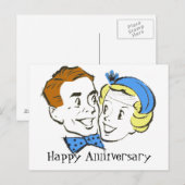 fifties happy Jubileum Briefkaart (Voorkant / Achterkant)