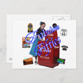 Fifties Memorbilia icons Briefkaart (Voorkant / Achterkant)