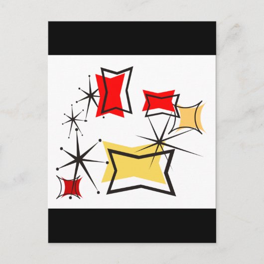 Fifties Modern Briefkaart (Voorkant)