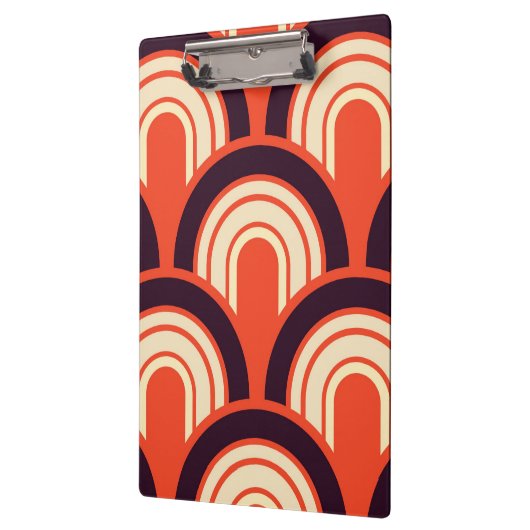 Fifties Retro Abstract Klembord (Links)