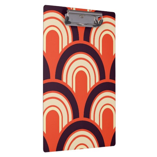 Fifties Retro Abstract Klembord (Rechts)