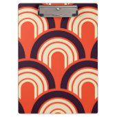 Fifties Retro Abstract Klembord (Voorkant)