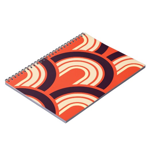 Fifties Retro Abstract Notitieboek (Linkerzijde)