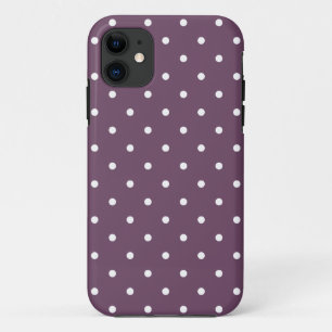 Fifties Stijl Paars Polka Dot iPhone 5/5S Hoesje