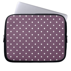 Fifties Stijl Paarse pooldot-laptop/iPad 2-Hoesje Laptop Sleeve