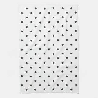 Fifties Style Black en White Polka Dot Theedoek