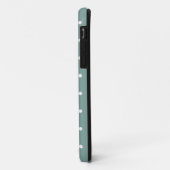 Fifties Style Blue Polka Dot iPhone 5/5S Hoesje (Achterkant/links)