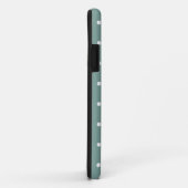 Fifties Style Blue Polka Dot iPhone 5/5S Hoesje (Achterkant/rechts)