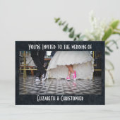 Fifties Style Diner Wedding Kaart (Staand voorkant)