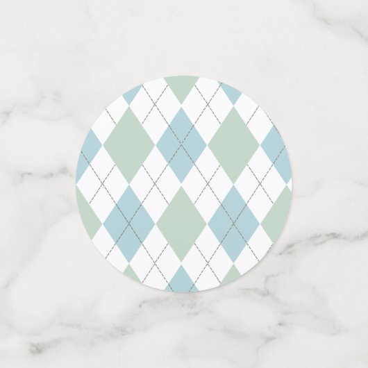 Fifties Theme Retro Gepersonaliseerde Confetti (Kleine voorkant)