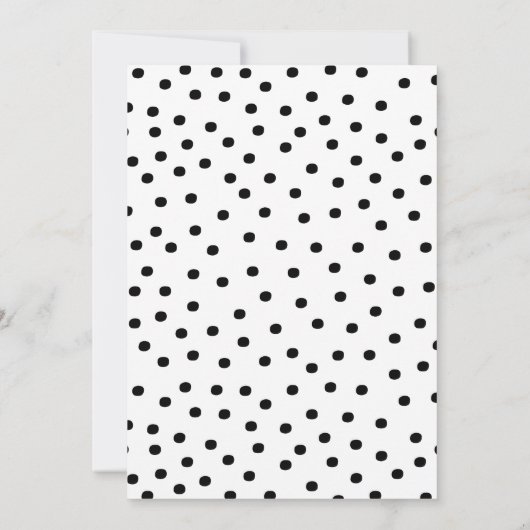 Fifty and Fabulous Black Hot Pink 50th Birthday Kaart (Achterkant)