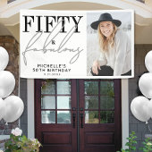 Fifty And Fabulous Modern 50th Birthday Party Spandoek