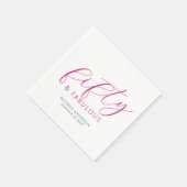 Fifty and Fabulous Name Date 50th Birthday Party Servet (Hoek)