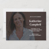 Fifty and Fabulous Photo 50th Birthday Kaart (Achterkant)