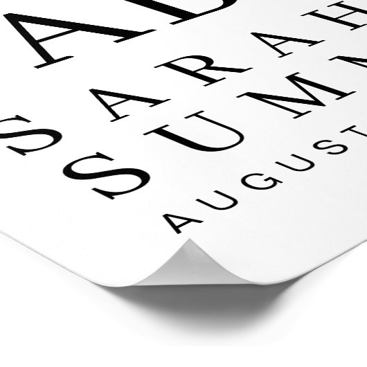 Fifty and Fabulous Photo 50th Birthday Party Poster (Hoek)