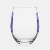 Fifty and Fabulous Script 50th Birthday Wijnglas Zonder Voet (Rechts)