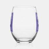 Fifty and Fabulous Script 50th Birthday Wijnglas Zonder Voet (Links)