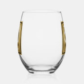 Fifty and Fabulous Script 50th Birthday Wijnglas Zonder Voet (Rechts)