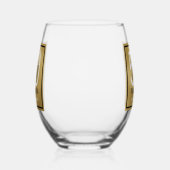 Fifty and Fabulous Script 50th Birthday Wijnglas Zonder Voet (Links)