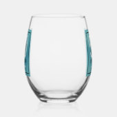 Fifty and Fabulous Script 50th Birthday Wijnglas Zonder Voet (Rechts)