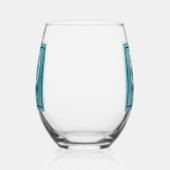 Fifty and Fabulous Script 50th Birthday Wijnglas Zonder Voet (Links)