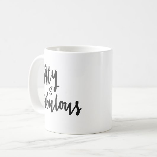 Fifty & Fabulous - 50ste verjaardag Mok (Voorkant links)