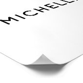 Fifty Fabulous 50th Birthday Party Welcome Sign Poster (Hoek)