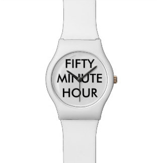"FIFTY MINUTE UUR"-horloge Polshorloge