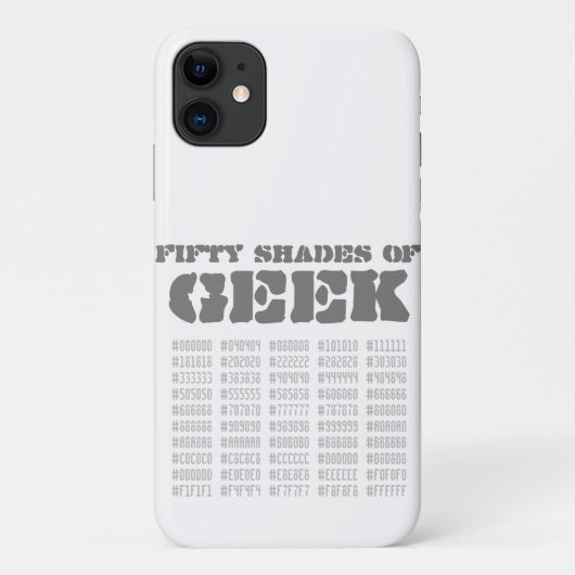 Fifty Shades of Geek Case-Mate iPhone Case (Achterkant)